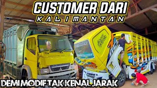 DEMI MODIF TRUK ,JARAK BUKAN LAGI JADI HALANGAN‼️Modif Simple Minimalis Truk Dari KALIMANTAN PART 1