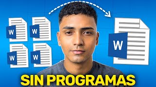 Cómo UNIR varios documentos WORD en UNO SOLO ✅ screenshot 1