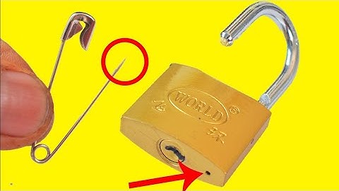 10 Ways to Open a Lock without key #lock #without #howto 