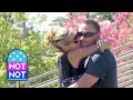 Heidi Klum Kissing Boyfriend in Public