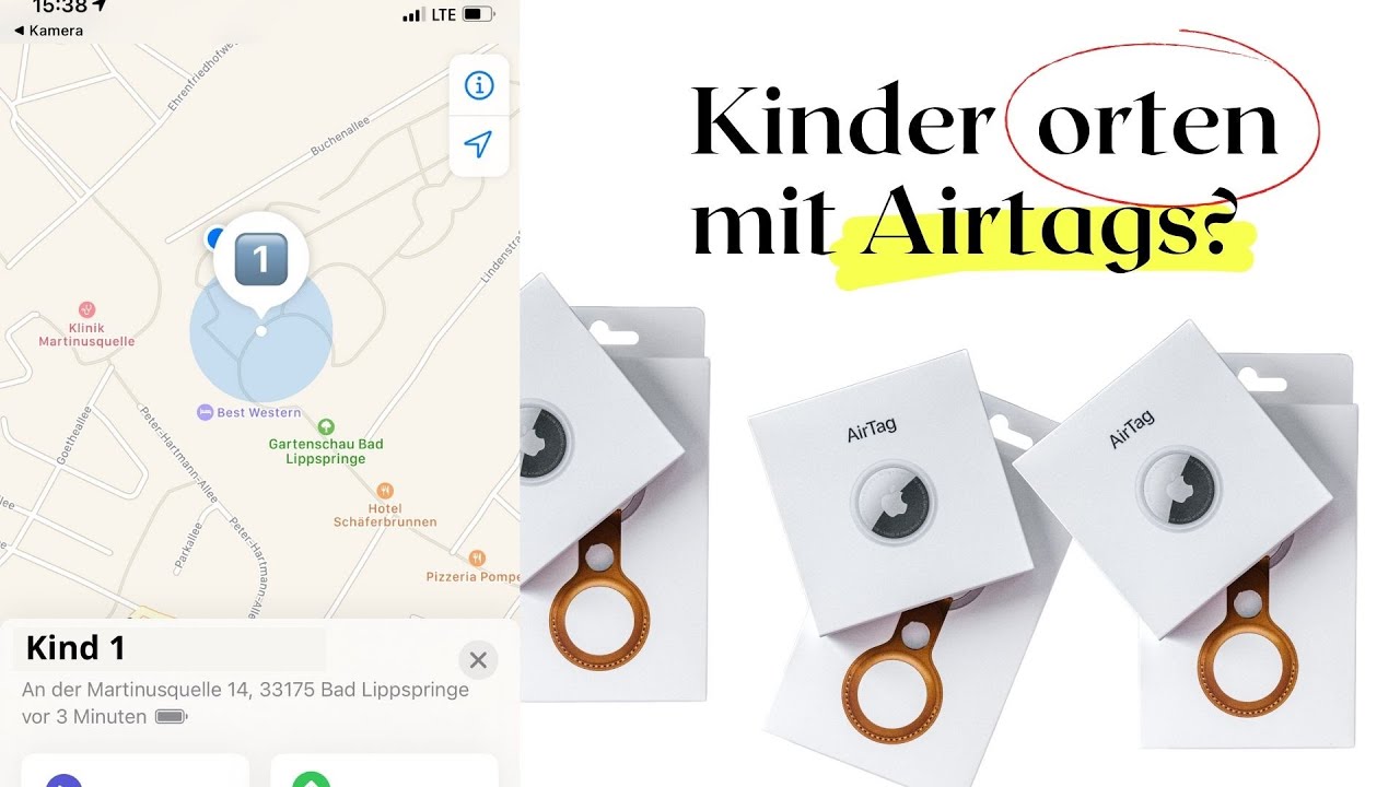 Lassen sich mit den Apple AirTags Kinder tracken? (Reichweite in  Menschenmenge)