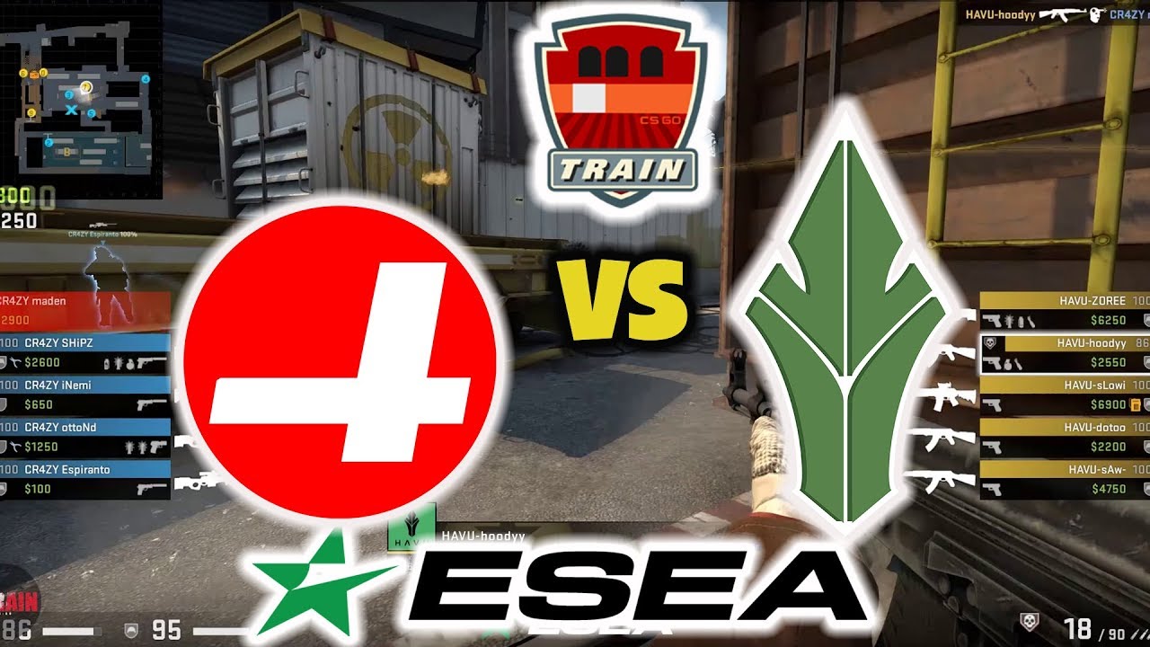 HAVU vs CR4ZY Highlights - ESEA MDL Season 32 Europe - Train
