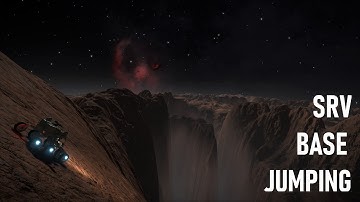 SRV Base Jumping & Canyon Exploration - Elite Dangerous