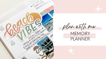 Plan With Me | Memory Planner | Summer Scrapbooking | Stop The Blur | Heidi Swapp Storyline Chapters
