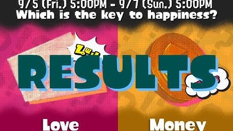 CUSTOM SPLATFEST RESULTS (Love vs Money)