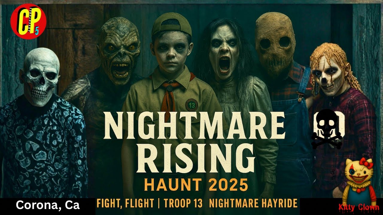 Nightmare Rising Haunt 2025 | Inland Empire’s Largest Haunted Attraction (Corona, CA)