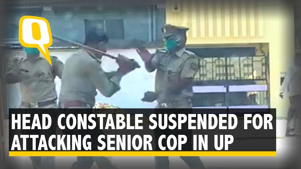 In UPs Sitapur Head Constable Suspended For Attacking Sub Inspector  The Quint