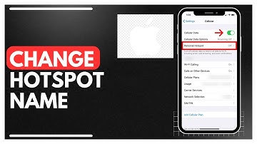 How To Change Hotspot Name On iPhone