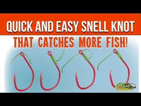 Snell Knot: Quick and Easy Way Of Snelling A Hook 