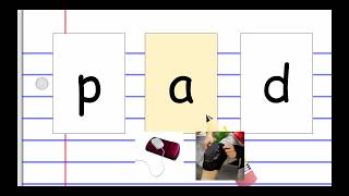 Benchmark Advance phonics blending slides for unit 1
