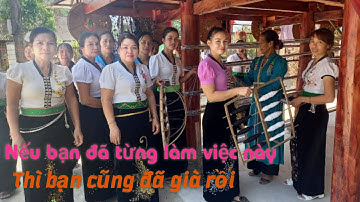 THÁI TỘC TV|CÁCH NGƯỜI THÁI TRẮNG DỆT VẢI THỔ CẨM VÀ CÁC BÀ CAO TUỔI TRUYỀN DẠY CHO CHỊ EM PHỤ NỮ P2