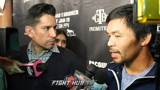 MANNY PACQUIAO TO MAYWEATHER "COME BACK AND LETS FACE EACH OTHER IN THE RING!"