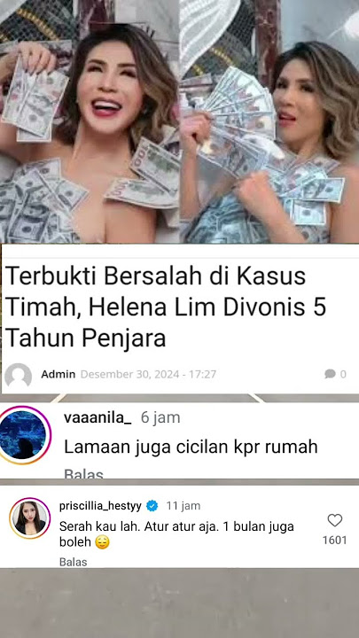 Halena Lim di Vonis 5Tahun Penjara ?