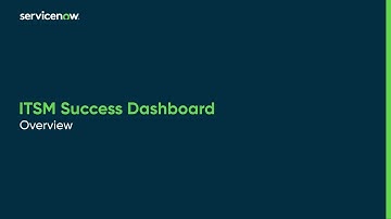 ITSM Success Dashboard | Overview