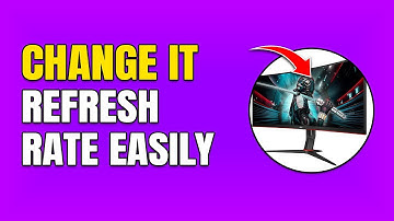 How To Change Refresh Rate on AOC Monitor (Increase HZ)