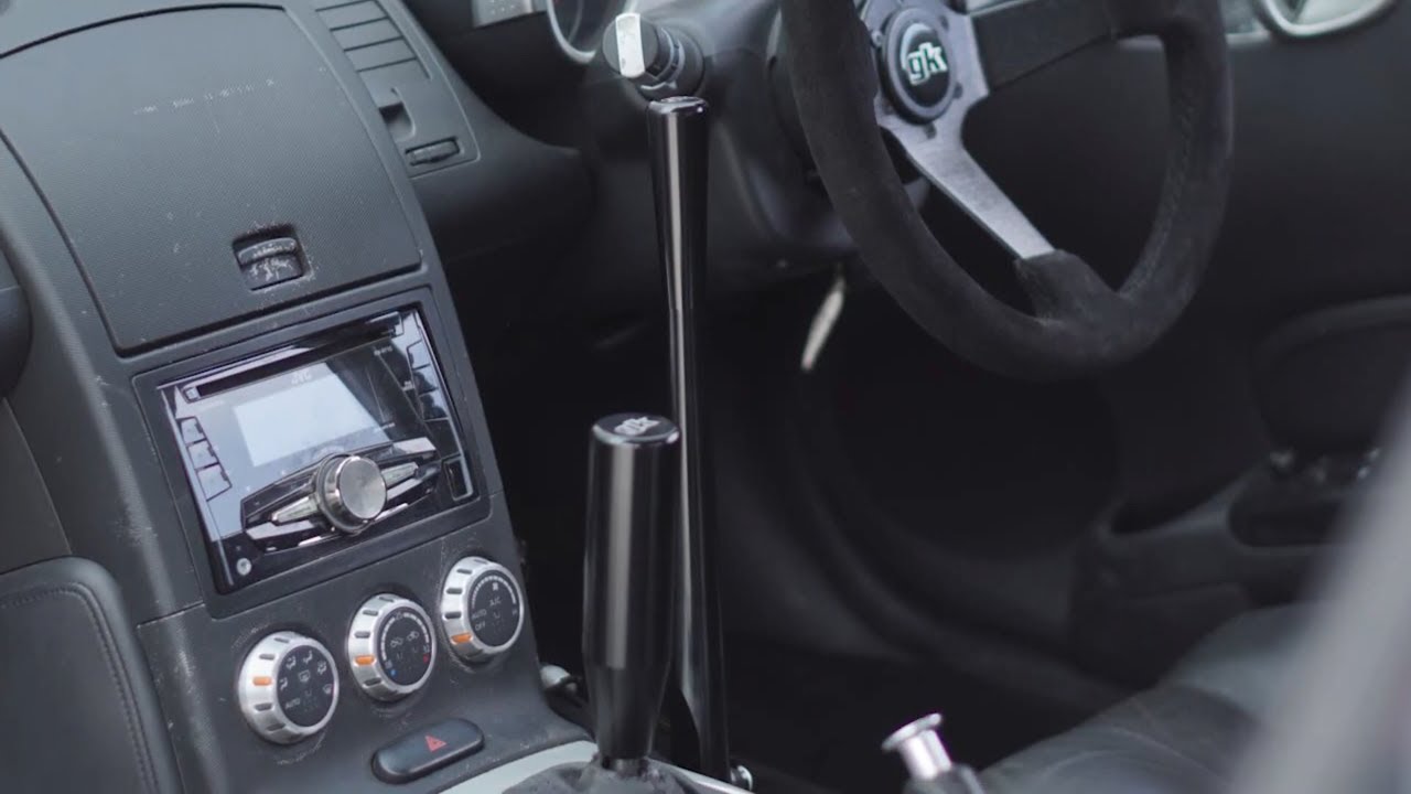 Gktech Z33 350z Z34 370z Hydro E Brake Handle Install part 1 of 3 YouTube