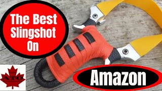 #Toparchery professional slingshot review, assembly and test