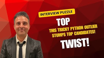 Can You Solve This Tricky Python Outlier Problem? (Asked in FAANG Interviews)