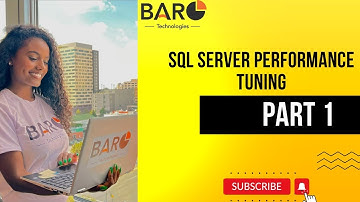 SQL Server Performance Tuning Lesson Part 1- In Amharic !