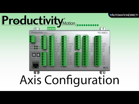 Productivity AMC: Hardware Axis Configuration