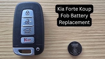 How To Replace or Change Kia Forte Koup Remote Key Fob Battery 2012 - 2013