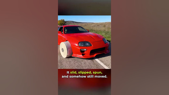Replaced Supra Tires With Toilet Paper Rolls 🔥Insane Results.