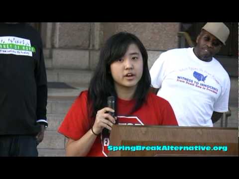 Catrina Kim at 2010 Anti Death Penalty Alternative...