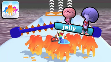 Jelly Clash 3D Max Level - All Levels Gameplay (iOS & Android) Walkthrough Part 37