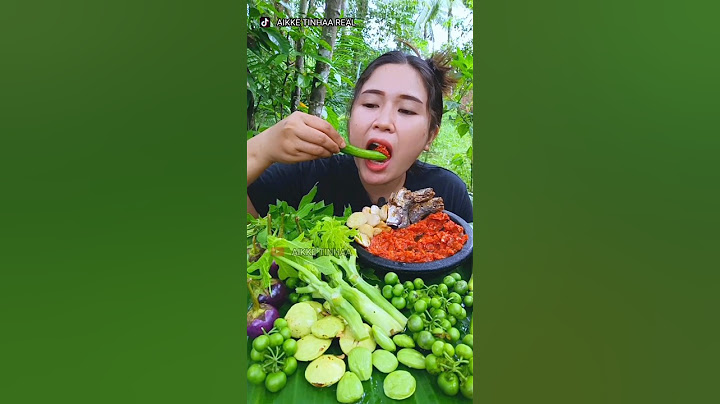 SEKEBON LALAPAN MENTAH COEL SAMBAL TERASI PART1#mukbang#aikkeinhaa#mukbanglalapanmentah