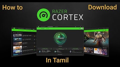 How to Download Razer Cortex and Settings in Tamil