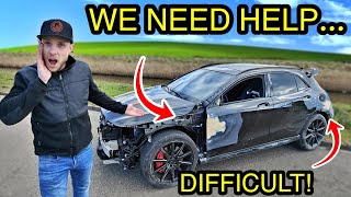 REBUILDING A WRECKED MERCEDES GLA45 AMG! EP. 5