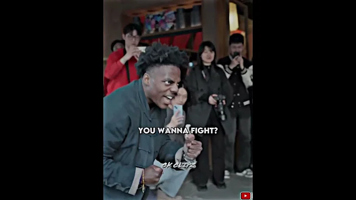 IShowSpeed and Cheng recreate a Karate Kid scene#thekaratekid #cheng #chengluwei #ishowspeed #speed