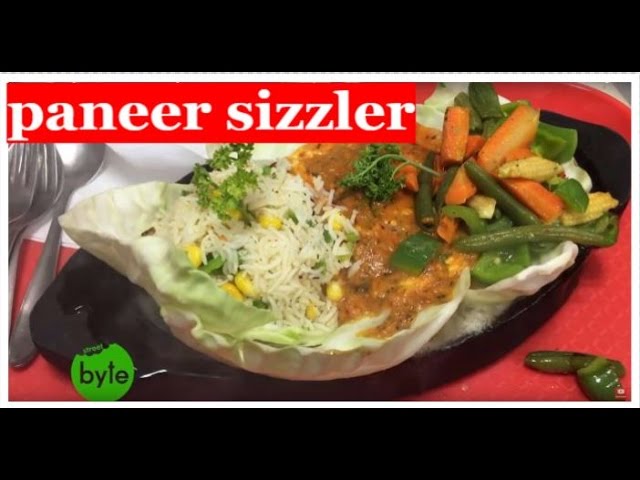 How Paneer Sizzler is Made | Best Veg Restaurant Food in India | Street Byte