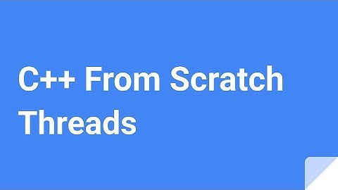 C++ From Scratch: Threads