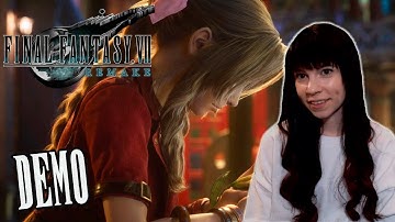 FIRST TIME EVER PLAYING ANY FF GAME - Final Fantasy VII Remake - Demo