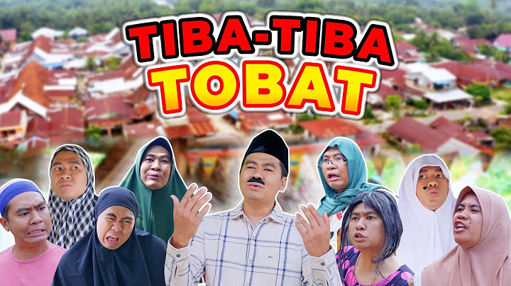 MENDADAK TOBAT