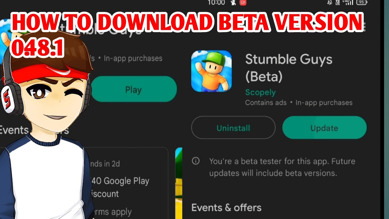 How to Download 0.48 BETA in Stumble Guys 