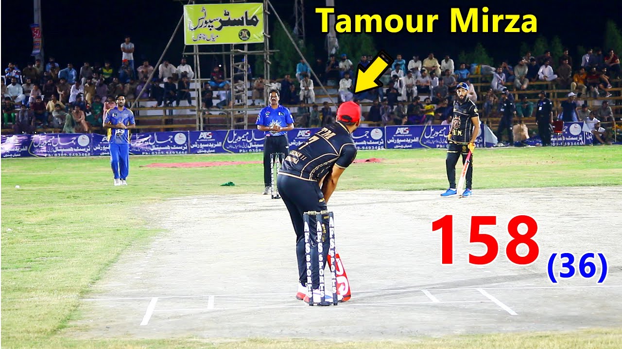 158 Runs Need 36 Ball || Taimoor Mirza Batting || Taimoor Mirza Sixes ...
