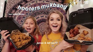 HOOTERS MUKBANG | james charles & tati tea?