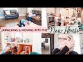 WE MOVED!!! UNPACKING AND CLEANING VLOG| CLEAN WITH ME IN THE NEW HOUSE