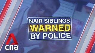 Nair siblings given conditional warning for 'offensive' rap video
