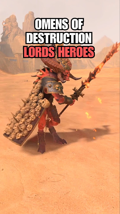 Every New Legendary Lord and Hero of Omens of Destruction DLC | Total War Warhammer 3