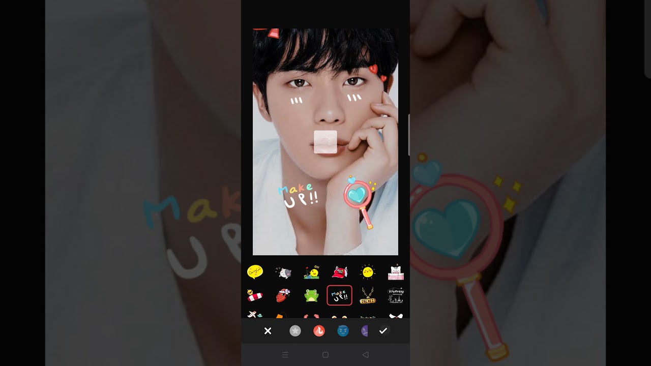 Bts Jin photos editing 💛💛