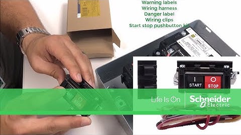 Installing 9999SA2 Start-Stop Push Button Kit in NEMA 1 Type S Starters | Schneider Electric Support