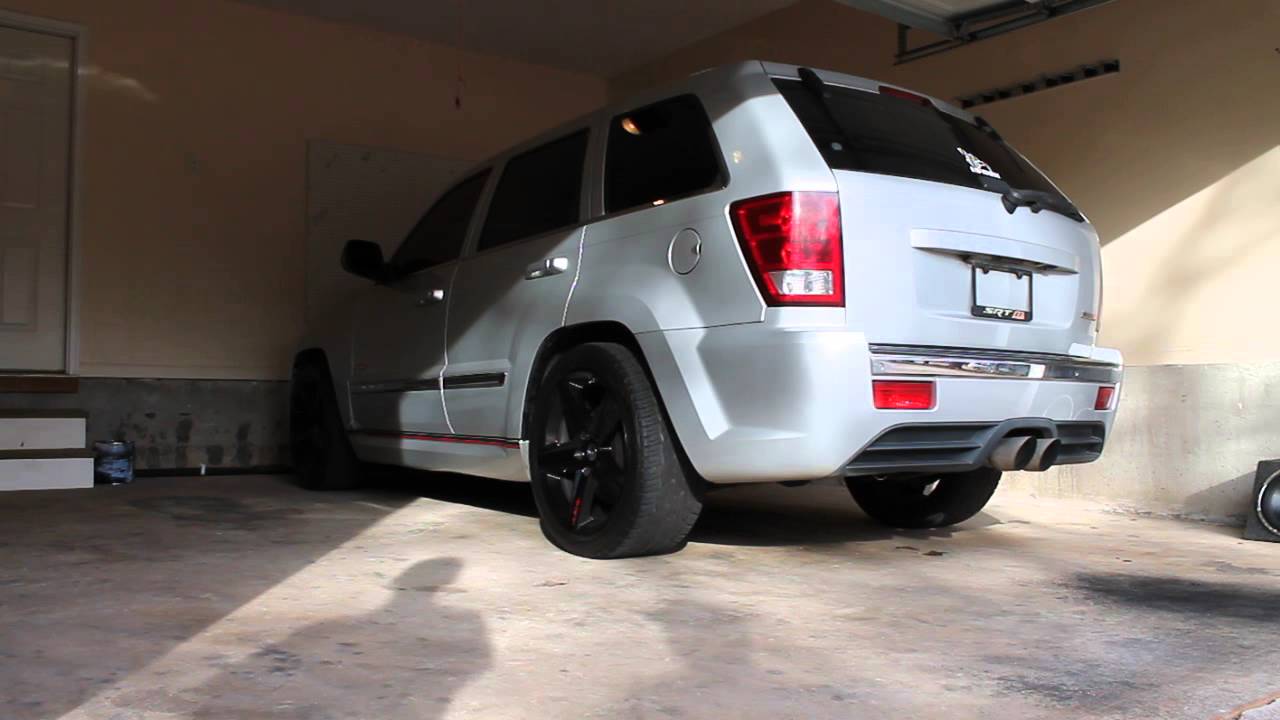 Jeep SRT8 with Electric Cut Outs Cold Start YouTube