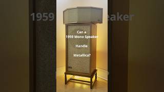 1959 KLH Model Three + JansZen 1‑30 Tweeter | For Whom the Bell Tolls (Metallica) | Mono Demo