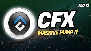 CFX Coin Pumps 90%, Next targets? CFX Coin Price Prediction | Conflux  | CFX USD | Feb 13, 2026