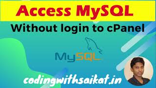 Famous Access MySQL from your website without login to Cpanel. Net Worth