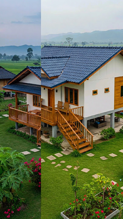 Beautiful southeast asia farmhouse at countryside😍