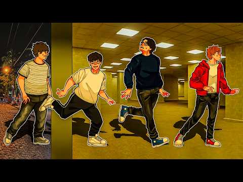 4 IDIOTAS VENDO TODOS OS CURTAS DAS BACKROOMS